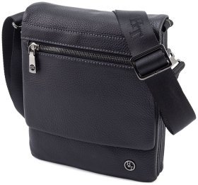 Чоловіча сумка з натуральної шкіри із клапаном на магнітах HT Leather 108577