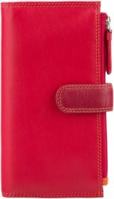 Красный женский купюрник из натуральной кожи высокого качества с RFID - Visconti Bermuda 68777