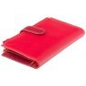 Красный женский купюрник из натуральной кожи высокого качества с RFID - Visconti Bermuda 68777 - 5