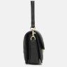 Компактная женская сумка из стеганой кожи с плечевым ремнем Borsa Leather 108877 на защелке modnotak фото - 4