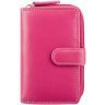Яскравий рожевий жіночий гаманець із високоякісної натуральної шкіри з RFID - Visconti Madame 68877 - 1