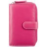Яркий розовый женский кошелек из высококачественной натуральной кожи с RFID - Visconti Madame 68877 - 4