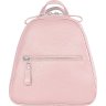 Жіночий світло-рожевий рюкзак з натуральної шкіри Issa Hara (27089) - 1