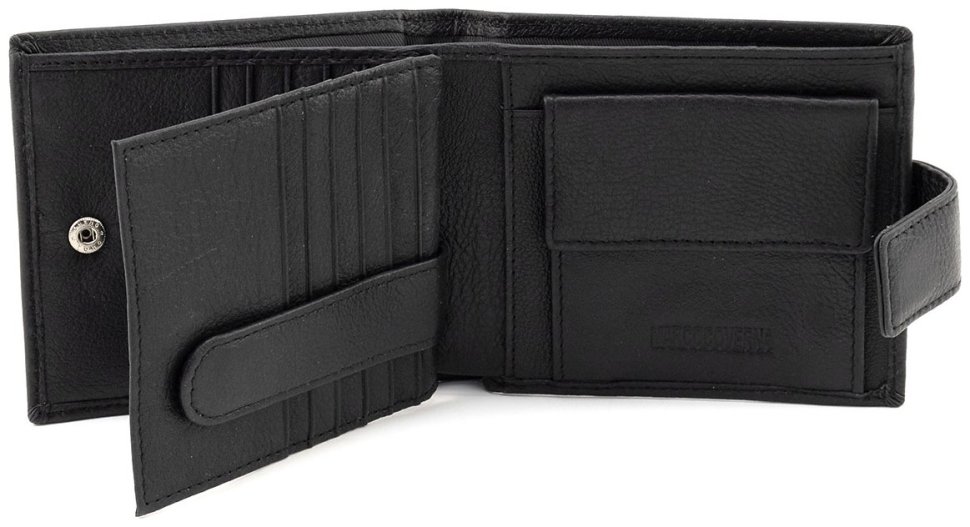 Кожаное портмоне мужское с блоком для карточек Marco Coverna 90878 modnotak фото №2