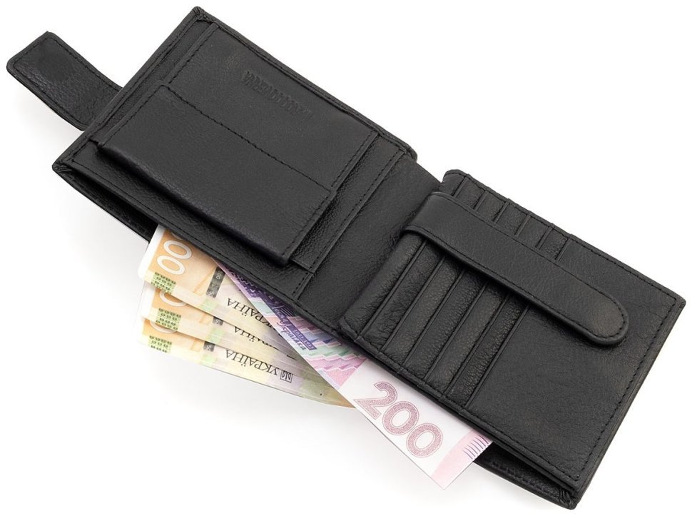 Кожаное портмоне мужское с блоком для карточек Marco Coverna 90878 modnotak фото №4