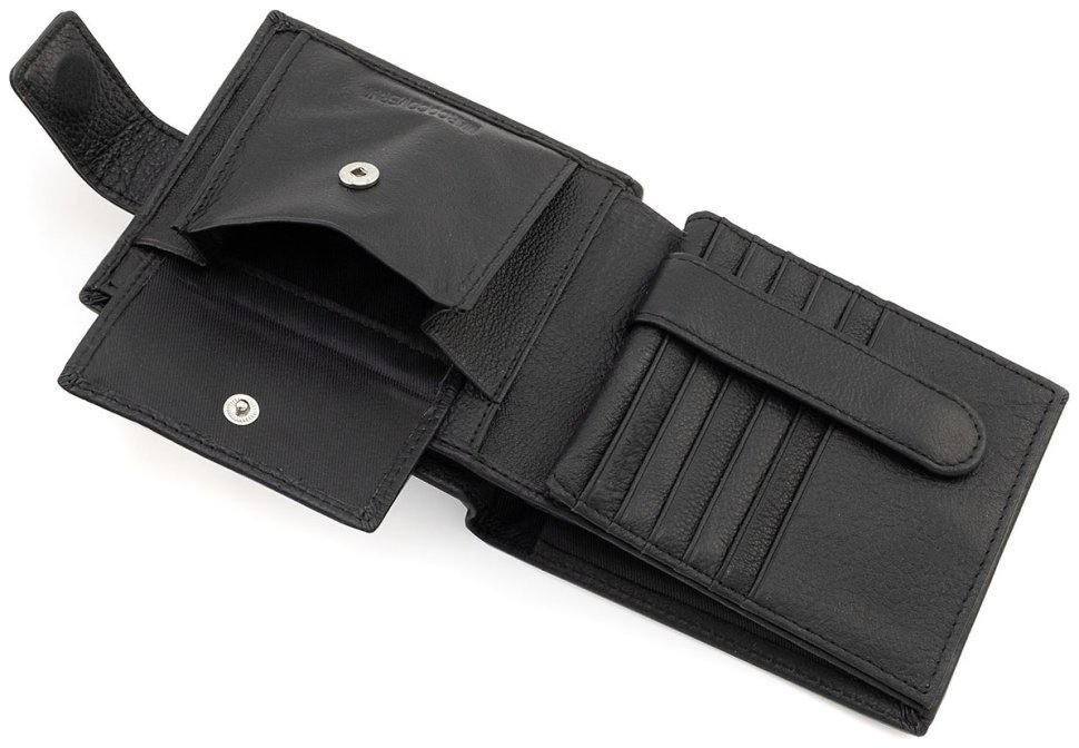 Кожаное портмоне мужское с блоком для карточек Marco Coverna 90878 modnotak фото №5