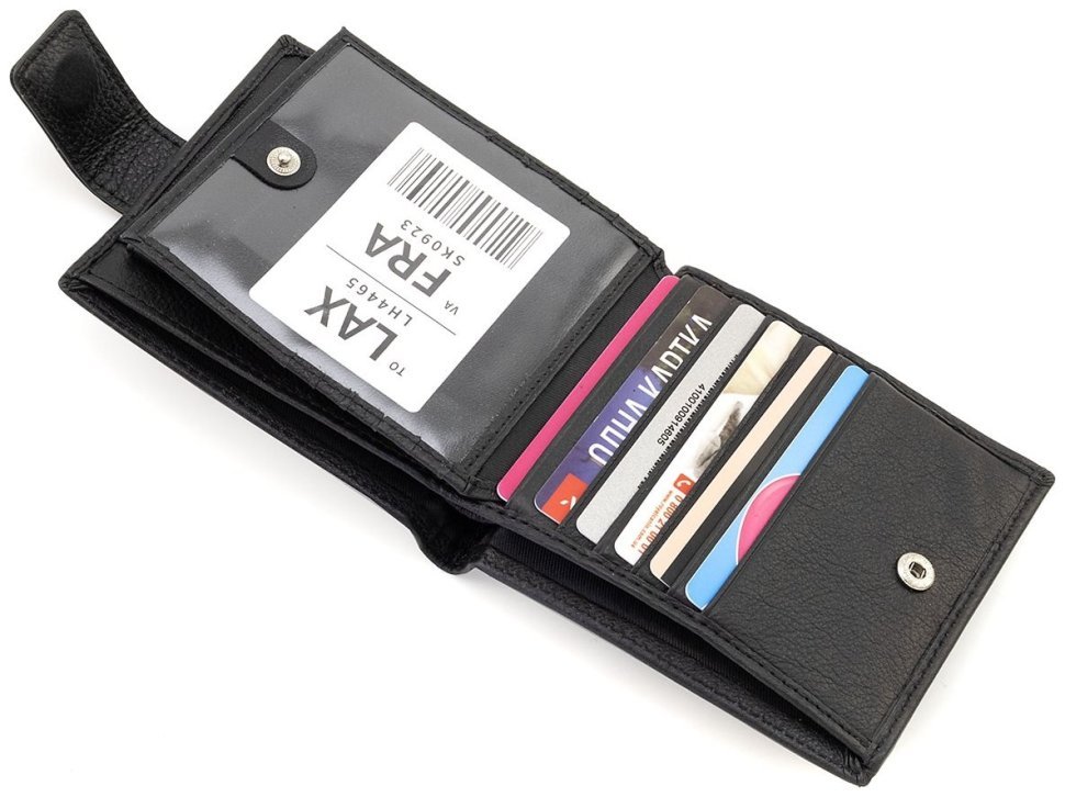 Кожаное портмоне мужское с блоком для карточек Marco Coverna 90878 modnotak фото №8