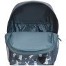 Рюкзак подростковый для девочки, серого цвета с принтом кролика BL 111278 modnotak фото - 5
