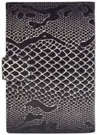 Женская обложка под паспорт и автодокументы из натуральной кожи под змею Desisan 81478