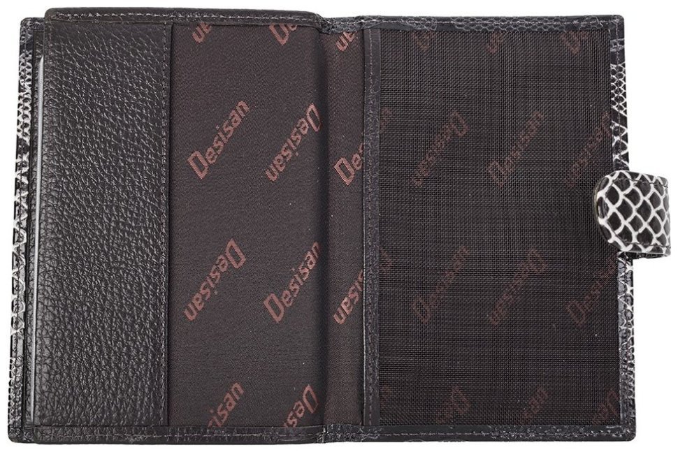 Женская обложка под паспорт и автодокументы из натуральной кожи под змею Desisan 81478 modnotak фото №3