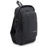 Черная мужская сумка-слинг из текстиля с кодовым замком Monsen 71578 - 1
