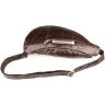 Повседневная мужская сумка-рюкзак из натуральной кожи коричневого цвета VINTAGE STYLE (14560) - 8