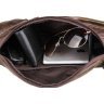 Повсякденна чоловіча сумка-рюкзак з натуральної шкіри коричневого кольору VINTAGE STYLE (14560) - 10