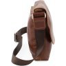Удобная мужская кожаная сумка с плечевым ремнем Grande Pelle (10179) - 2