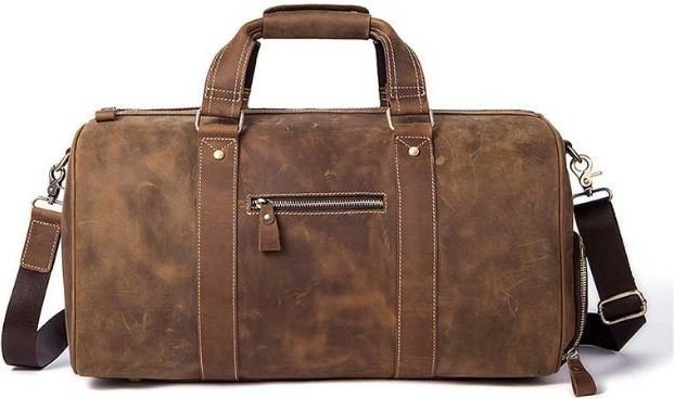 Дорожная сумка в стиле винтаж с карманом для обуви VINTAGE STYLE (14893) modnotak фото №2