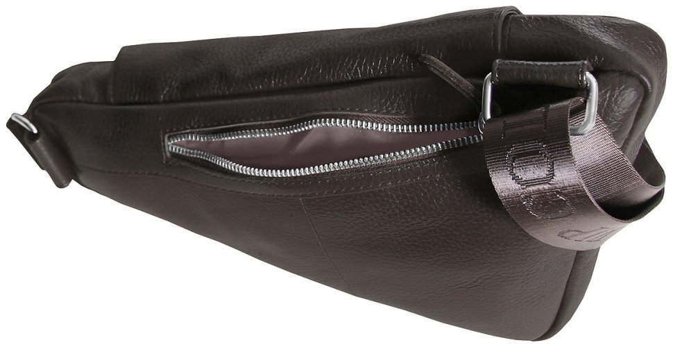 Коричневая мужская сумка крос боди из кожи флотар Vip Collection 102478 фото №4 Коричневая мужская сумка крос боди из кожи флотар Vip Collection 102478 modnotak фото №4