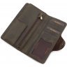 Кожаный винтажный купюрник на кнопке Tony Bellucci (10531) - 5