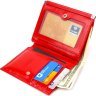 Червоний жіночий гаманець середнього розміру з натуральної шкіри CANPELLINI (2421814) - 4