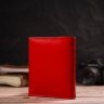 Красный женский кошелек среднего размера из натуральной гладкой кожи CANPELLINI (2421814) - 7