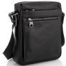 Мужская сумка-планшет через плечо из натуральной кожи черного цвета Tiding Bag (15761) фото №1 Мужская сумка-планшет через плечо из натуральной кожи черного цвета Tiding Bag (15761) modnotak фото - 1