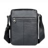 Мужская сумка-планшет через плечо из натуральной кожи черного цвета Tiding Bag (15761) - 3