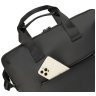 Деловая сумка из прорезиненного текстиля с отделением для ноутбука до 15" черного цвета Tucano Gommo 103578 modnotak фото - 4