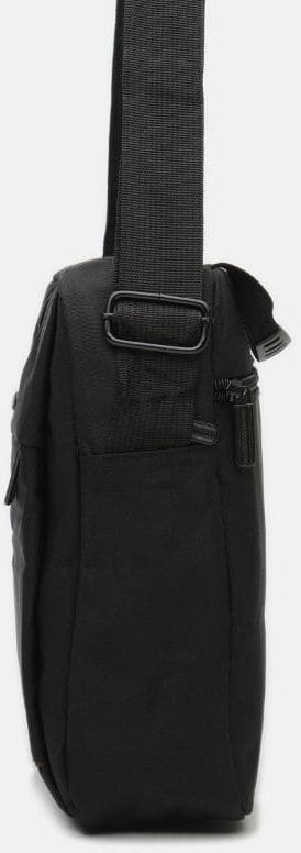 Черная мужская повседневная сумка из полиэстера с ручкой Monsen (21939)
