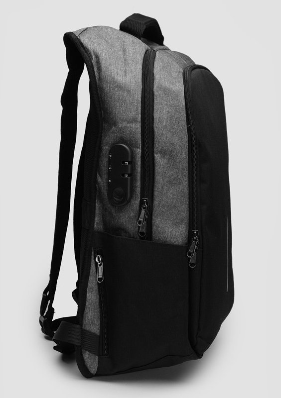 Мужской двухцветный рюкзак из полиэстера под ноутбук Monsen (22146)