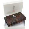 Шкіряний лаковий жіночий гаманець з фактурою під змію KARYA (19987) - 8