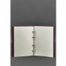 Шкіряний блокнот на кільцях (софт-бук) в вінтажній бордовій обкладинці BlankNote (14178) - 4