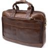 Коричневая мужская сумка для ноутбука из натуральной кожи Vintage (20391) - 1