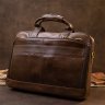 Коричневая мужская сумка для ноутбука из натуральной кожи Vintage (20391) - 6