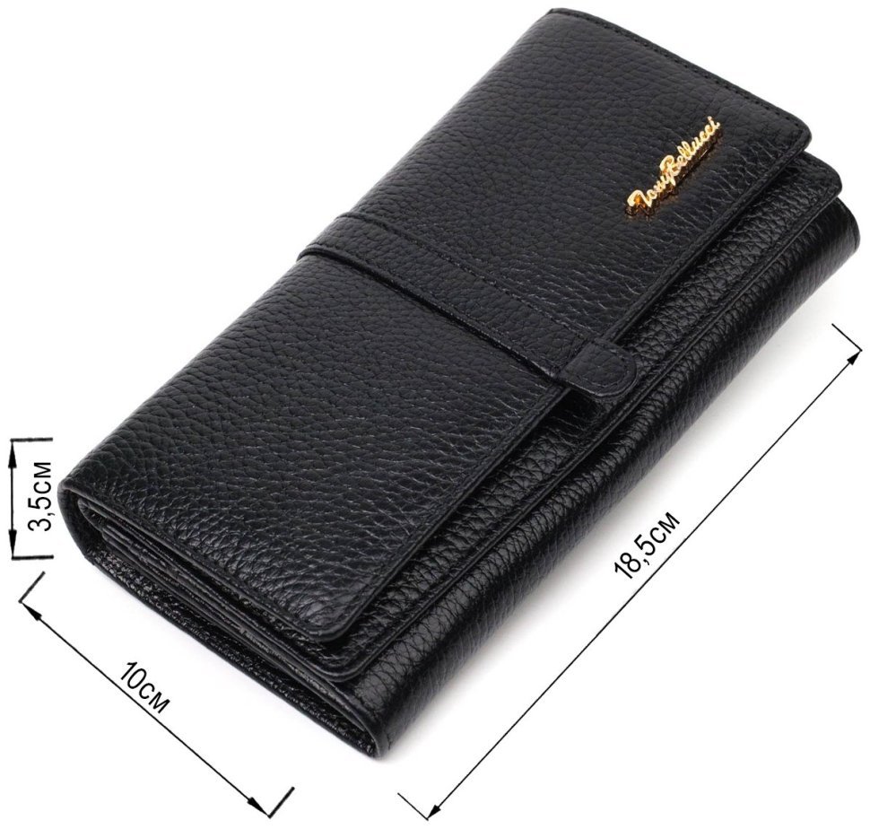 Классический женский кошелек из натуральной кожи под много купюр Tony Bellucci (2421961) modnotak фото №9