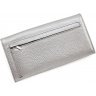 Довгий гаманець сріблястого кольору з натуральної шкіри Tony Bellucci (10769) - 4