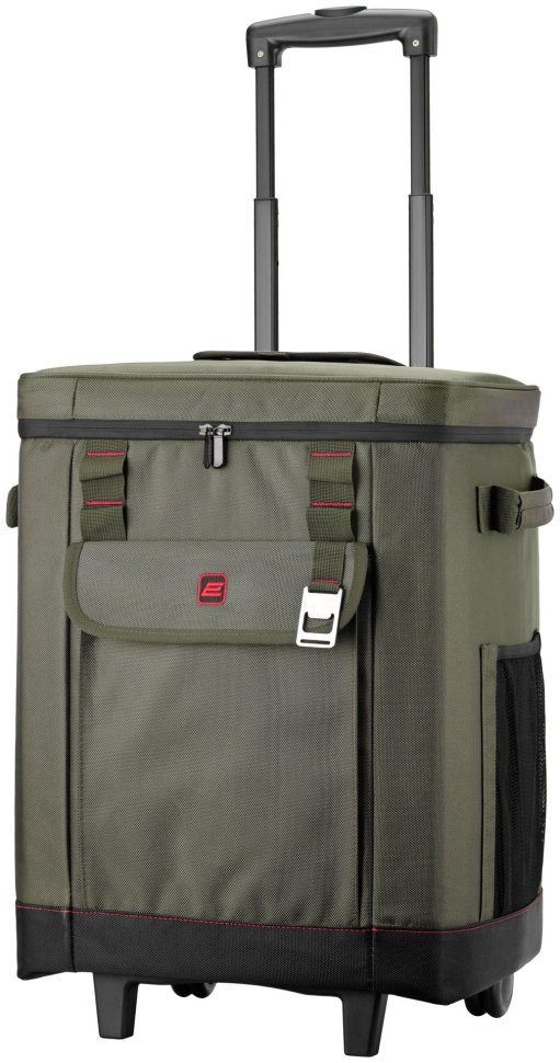Термосумка на колесах 2E, 50л, темно-оливкова modnotak фото №2