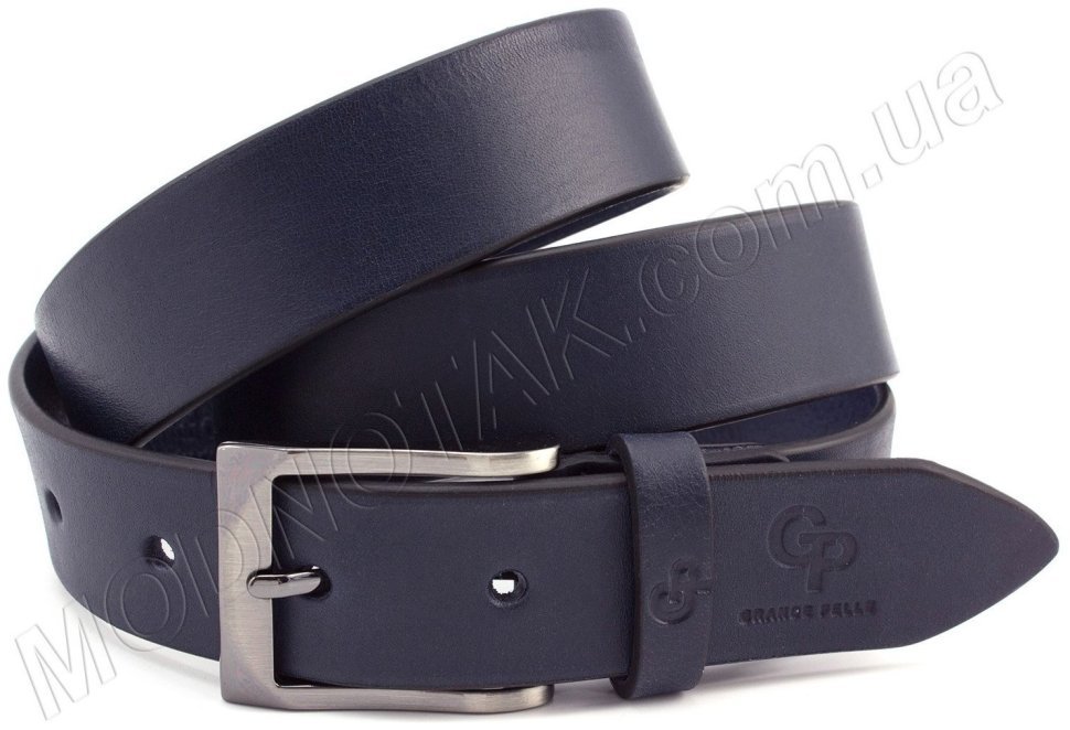 Брючный кожаный ремень для делового стиля Grande Pelle (35412) modnotak фото №1