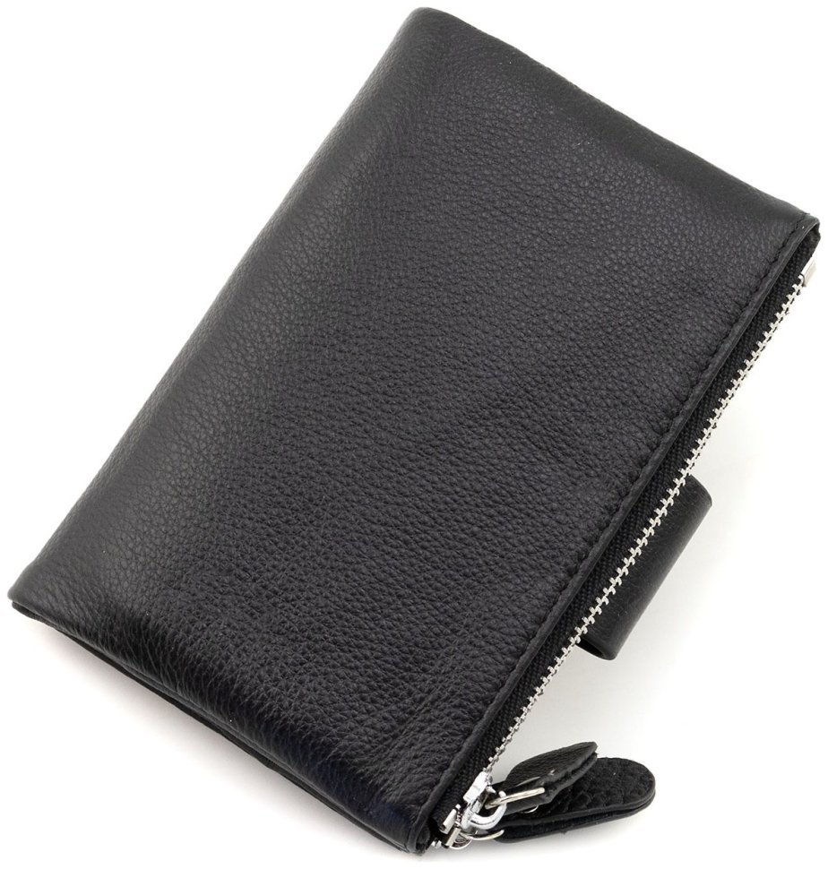 Портмоне женское из натуральной кожи черного цвета ST Leather 94578 modnotak фото №4