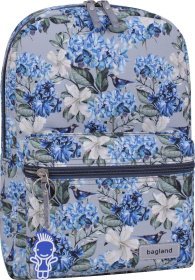 Жіночий міський рюкзак з текстилю з принтом квітів Bagland (55578)
