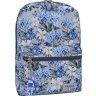 Женский городской рюкзак из текстиля с принтом цветов Bagland (55578) - 1