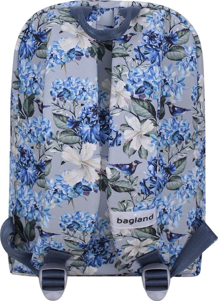 Женский городской рюкзак из текстиля с принтом цветов Bagland (55578)