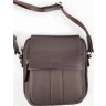 Современная мужская наплечная сумка коричневого цвета VATTO (11720) - 1