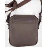 Современная мужская наплечная сумка коричневого цвета VATTO (11720) - 3