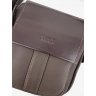 Современная мужская наплечная сумка коричневого цвета VATTO (11720) - 4