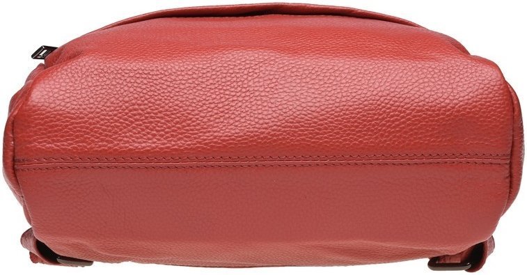 Червоний жіночий шкіряний рюкзак для міста Keizer 66278