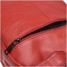 Червоний жіночий шкіряний рюкзак для міста Keizer 66278 - 5