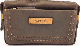 Винтажный мужской клатч на молнии с карманами VATTO (12019)