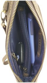 Винтажный мужской клатч на молнии с карманами VATTO (12019)