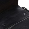 Зручна чорна чоловіча сумка на плече із зернистої шкіри Keizer (21362) - 8