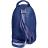 Синій шкіряний рюкзак із натуральної шкіри Issa Hara (21147) - 2