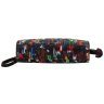 Стильная кожаная косметичка с ремешком на кисть Desisan 107278 с разноцветными мазками modnotak фото - 3